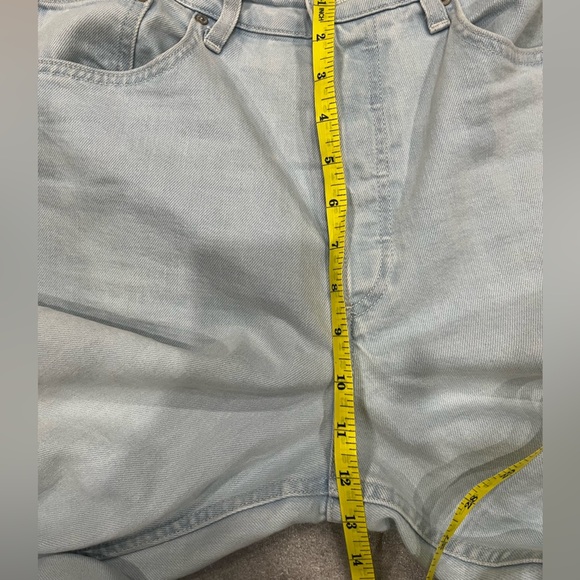 [W32]Denim Forum The Arlo Hi-rise Straight Jean 28L Classic Light Blue - Picture 8 of 12